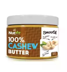 NUTVIT CASHEW BUTTER SMOOTH 500G Artykuły Spożywcze Pasty i smarowidła