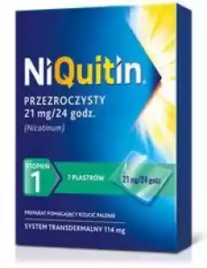 NIQUITIN 1 plastry 21mg24h x 7 sztuk Zdrowie i uroda Zdrowie FarmaceutykiLeki TabletkiKapsułkiDrażetki