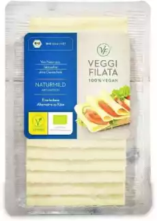 PRODUKT WEGAŃSKI A LA CHEESE PLASTRY BIO 150 g VEGGI FILATA Artykuły Spożywcze Zdrowa żywność