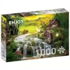 Puzzle 1000 Chatka z młynem wodnym G3 Dla dziecka Zabawki Puzzle