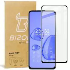 Szkło hartowane Bizon Glass Edge do Xiaomi Poco F4 GT czarne Telefony i akcesoria Akcesoria telefoniczne Inne akcesoria telefoniczne