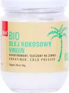 Olej kokosowy virgin BIO 200 ml 184 g Rish Artykuły Spożywcze Oleje i oliwy