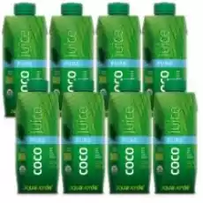 Woda kokosowa aqua verde Zestaw 8 x 330 ml Bio Artykuły Spożywcze Napoje