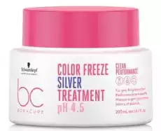 Schwarzkopf BC Color Freeze Silver maska ochładzająca kolor pH 45 200ml Zdrowie i uroda Kosmetyki i akcesoria Pielęgnacja i stylizacja włosów Maski do włosów