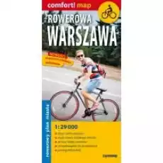 Comfortmap Rowerowa Warszawa 129 000 plan miasta Książki Literatura podróżnicza