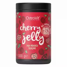 Wiśnie w Żelu Bez Dodatku Cukru Cherry Jelly 1 kg OstroVit z Erytrytolem Keto Artykuły Spożywcze