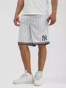 Krótkie Spodenki Sportowe Męskie Białe 47 Brand New York Yankees Pinstriped Grafton Odzież obuwie dodatki Odzież męska Spodenki męskie