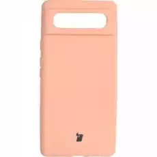 Etui Bizon Case Silicone do Google Pixel 6 jasnoróżowe Telefony i akcesoria Akcesoria telefoniczne Pokrowce i kabury do telefonów