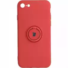 Etui Bizon Case Silicone Ring do iPhone SE 20222020 87 ciemny róż Telefony i akcesoria Akcesoria telefoniczne Etui