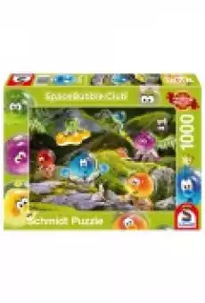 Puzzle 1000 el Premium Quality Spacebubble Club Lądowanie w lesie Dla dziecka Zabawki Puzzle