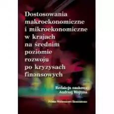 Dostosowania Makroekonomiczne I Mikroekonomiczne W Krajach Na Średnim Poziomie Rozwoju Po Kryzysach Książki Podręczniki i lektury