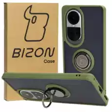 Etui Bizon Case Hybrid Ring do Oppo Reno 10 5G 10 Pro 5G jasnozielone Telefony i akcesoria Akcesoria telefoniczne Pokrowce i kabury do telefonów