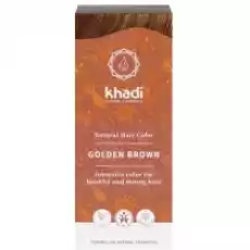 Khadi Natural Hair Colour henna do włosów Złoty Brąz 100 g Zdrowie i uroda Kosmetyki i akcesoria Pielęgnacja i stylizacja włosów