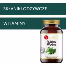 Yango Rukiew wodna 90szt Zdrowie i uroda Zdrowie Witaminy minerały suplementy diety