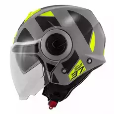 KAPPA KASK JET KV37 EVO STYLE CZARNY MATSZARYŻÓ Motoryzacja Sporty Motorowe Ochrona Głowy Kaski