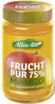 MUS Z MANGO 75 OWOCÓW BIO 250 g ALLOS Artykuły Spożywcze Dżemy i konfitury