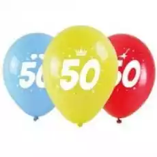 Balony okazjonalne z nadrukiem 50 28cm 3szt Prezenty Pakowanie prezentów