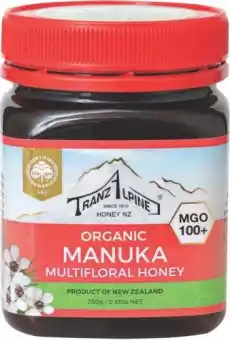 MIÓD MANUKA MGO 100 BIO 250 g TRANZALPINE Artykuły Spożywcze Miód