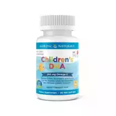 Childrens DHA 250 mg 90 kapsułek Nordic Naturals Zdrowie i uroda Zdrowie Witaminy minerały suplementy diety