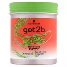 Got2B Made4Mess Hair Paste modelująca pasta do włosów 100ml Zdrowie i uroda Kosmetyki i akcesoria Pielęgnacja i stylizacja włosów Kosmetyki do stylizacji włosów