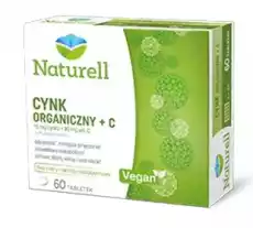 NATURELL CYNK ORGANICZNY C 60 tab Zdrowie i uroda