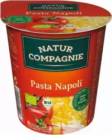 DANIE W KUBKU PASTA NAPOLI BIO 59 g NATUR COMPAGNIE Artykuły Spożywcze Gotowe dania