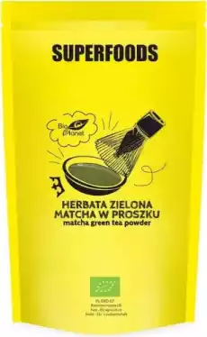 HERBATA ZIELONA MATCHA W PROSZKU BIO 500 g BIO PLANET Artykuły Spożywcze Herbata