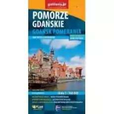 Mapa z przewodnikiem Pomorze Gdańskie wniemiecka Książki Literatura podróżnicza