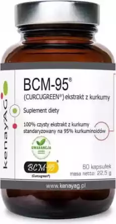 Kurkuma ekstrakt Biocurcumin BCM95 375mg 60 kapsułek kenayAG Artykuły Spożywcze Produkty dietetyczne Suplementy