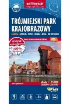 Mapa turystyczna wodoodporna Trójmiejski Park Krajobrazowy 125 000 Książki Literatura podróżnicza