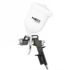 Neo Pistolet lakierniczy górny zbiornik dysza 15 mm 600 ml Dom i ogród Narzędzia i warsztat Narzędzia ręczne