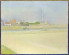 Reprodukcja Der Kanal von Gravelines Grand FortPhilippe Georges Seurat Dom i ogród Wyposażenie wnętrz Dekoracja Obrazy i plakaty