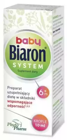 Biaron System baby płyn 10ml Zdrowie i uroda Zdrowie Witaminy minerały suplementy diety