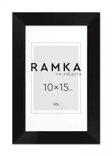 Ramka na zdjęcia 10x15 cm Czarna Fotografia Akcesoria fotograficzne Ramki albumy i akcesoria do zdjęć