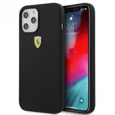 Ferrari FESSIHCP12LBK iPhone 12 Pro Max 67 czarnyblack hardcase On Track Silicone Telefony i akcesoria Akcesoria telefoniczne Etui