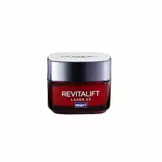 LOreal Paris Revitalift Laser X3 Krem antiaging o potrójnym działaniu na noc 50ml Zdrowie i uroda Kosmetyki i akcesoria Pielęgnacja twarzy Kremy do twarzy