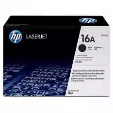 Toner Oryginalny HP 16A Q7516A Czarny DARMOWA DOSTAWA w 24h Komputery Drukarki i skanery Materiały eksploatacyjne do drukarek Tonery i bębny