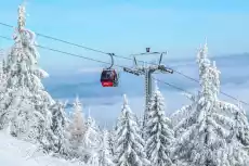 Fototapeta na ścianę górska gondola FP 4137 Dom i ogród Wyposażenie wnętrz Dekoracja Obrazy Ramy Fototapety