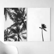 Zestaw dwóch obrazów tropical minimalism wymiary 40cm x 50cm 2 sztuki Dom i ogród