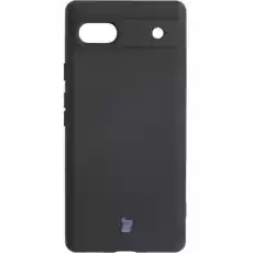 Etui Bizon Case Silicone do Google Pixel 6A czarne Telefony i akcesoria Akcesoria telefoniczne Pokrowce i kabury do telefonów