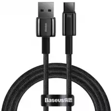 Kabel Baseus Tungsten Gold USBA do USBC 66W 6A Huawei SCP 2m czarny Telefony i akcesoria Akcesoria telefoniczne