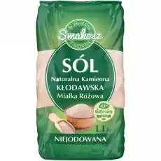 Sól Kłodawska Kamienna Naturalna Miałka Różowa Niejodowana 11 kg Smakosz Artykuły Spożywcze