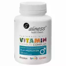 Premium Vitamin Complex dla Mężczyzn 120 Tabletek Aliness Artykuły Spożywcze