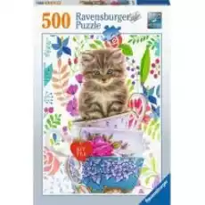 Puzzle 500 el Kocięta w kubku Ravensburger Dla dziecka Zabawki Puzzle