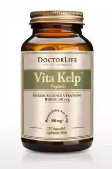 Vita Kelp Organic 500mg organiczny jod suplement diety 150 kapsułek Artykuły Spożywcze Produkty dietetyczne Suplementy