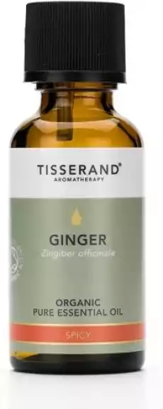 Ginger Organic Olejek z Imbiru 30 ml Tisserand Aromatherapy Zdrowie i uroda Kosmetyki i akcesoria Kosmetyki i akcesoria do kąpieli Olejki do kąpieli Aromaterapia