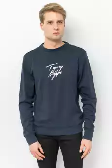 BLUZA MĘSKA TOMMY HILFIGER UM0UM02243 GRANATOWY Odzież obuwie dodatki Odzież męska Bluzy męskie