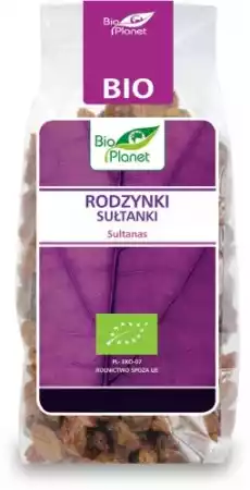 RODZYNKI SUŁTANKI BIO 200 g BIO PLANET Artykuły Spożywcze Produkty dietetyczne Suplementy