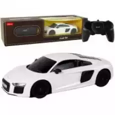 Auto RC Audi R8 Rastar 124 białe Leantoys Dla dziecka Zabawki Rowerki i inne pojazdy dla dzieci