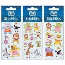 Sticker Boo Naklejki silver Animals 3 Biuro i firma Akcesoria biurowe Artykuły papiernicze